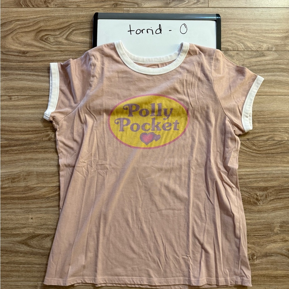torrid Polly Pocket Beige Pink T-Shirt 0X